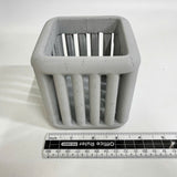 Concrete Candle Holder - Vertical Light Effect (3)