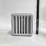 Concrete Candle Holder – Vertical Light Effect (1)