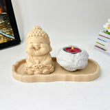 Tranquil Monk Candle Holder