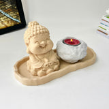 Tranquil Monk Candle Holder