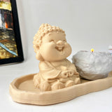 Tranquil Monk Candle Holder