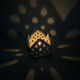 Concrete Candle Holder - Lotus Flower Light Effect