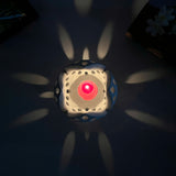 Concrete Candle Holder - Lotus Flower Light Effect