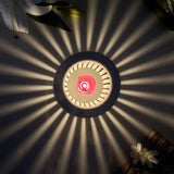 Concrete Candle Holder – Vertical Light Effect (2)