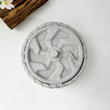 Tire-Shaped Concrete Cigar Ashtray