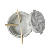 Tire-Shaped Concrete Cigar Ashtray