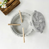 Tire-Shaped Concrete Cigar Ashtray