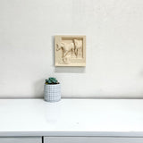Artistic 3d-Printed War Horse Wall Art