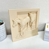 Artistic 3d-Printed War Horse Wall Art