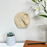 Artistic 3D-Printed Horse Head Wall Art