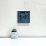 Artistic 3d-Printed War Horse Wall Art