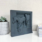 Artistic 3d-Printed War Horse Wall Art