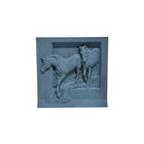 Artistic 3d-Printed War Horse Wall Art