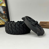 Tire-Shaped Concrete Cigar Ashtray (Black)