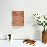 Terraced Rice Field - Inspired Wall Art for Home Décor - Clay-Coated Finish