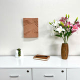 Terraced Rice Field - Inspired Wall Art for Home Décor - Clay-Coated Finish