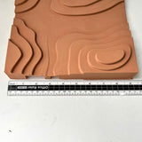 Terraced Rice Field - Inspired Wall Art for Home Décor - Clay-Coated Finish